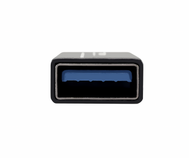 DINIC Adapter, USB C Stecker auf USB A Buchse, 3 Stück Alu, space grey